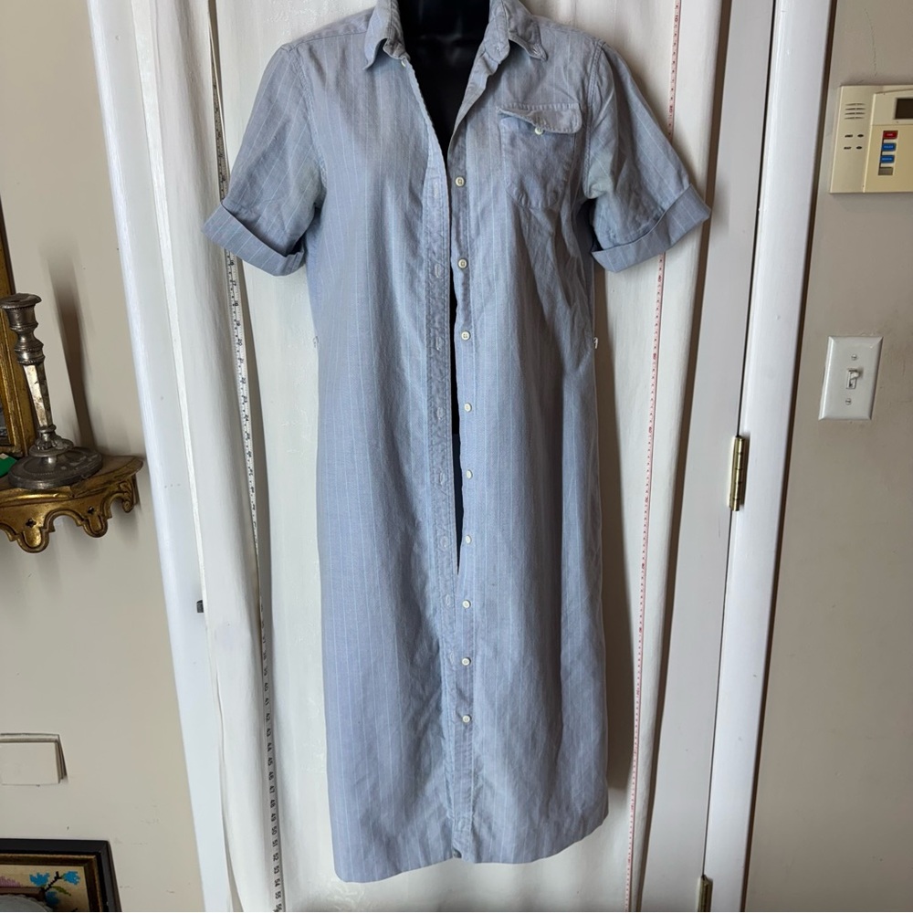 Vintage Women's Roots Striped Shirt Dress
